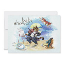 Katt- och spädbarnsskor blå