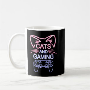 Katt och spelfilm - en lapp-spelfantaster kaffemugg