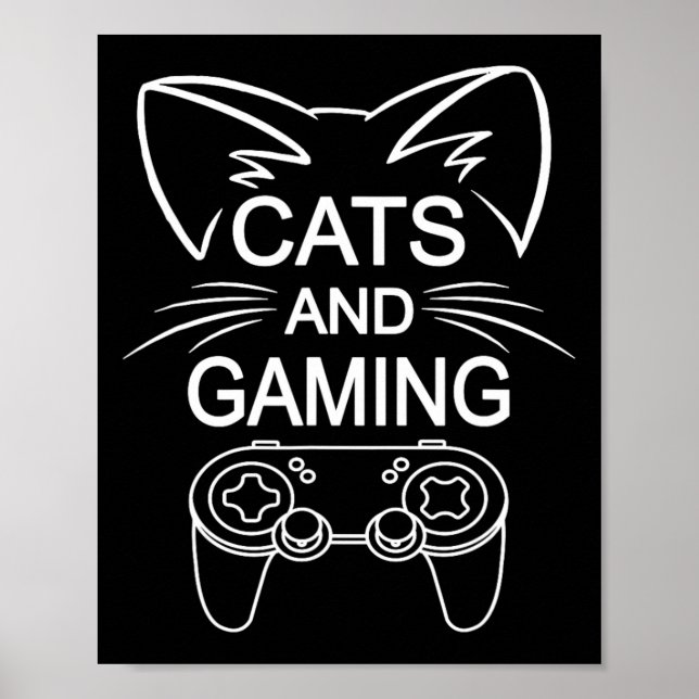 Katt och spelfilm - en lapp-spelfantaster poster (Framsidan)