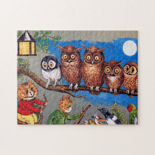 Katt och Uggla, Louis Wain Pussel