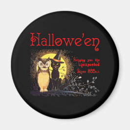 Katt och Uggla Magnet