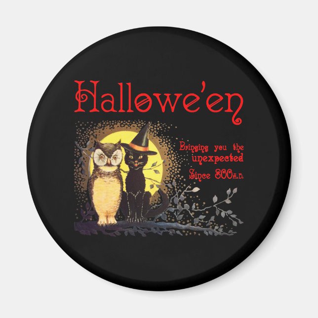 Katt och Uggla Magnet (Framsidan)