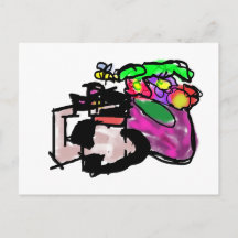 Katt och vårblommor 