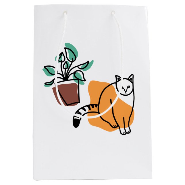 Katt och växter (Framsidan)