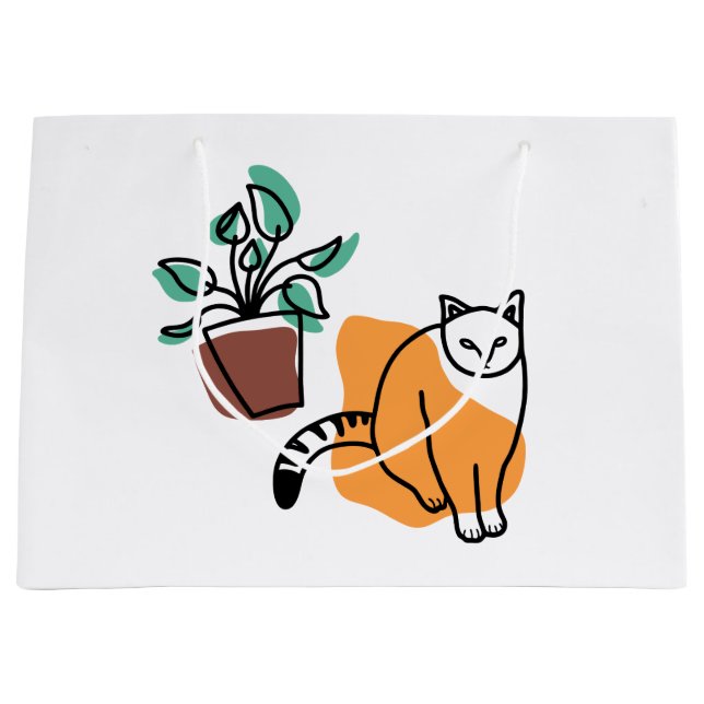 Katt och växter (Framsidan)