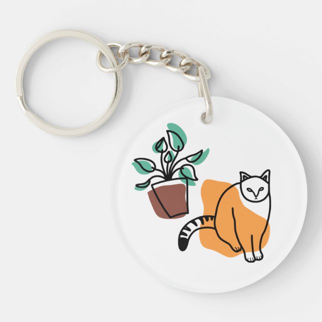Katt och växter (Framsidan)