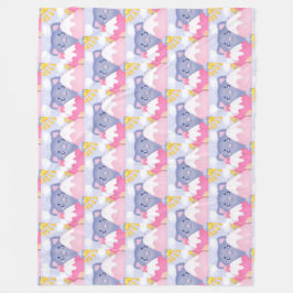 Katt- och vinterberg med kute Sol Fleecefilt