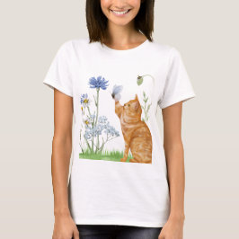 Katt- och WildBlomdams tee