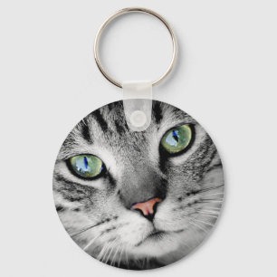 Katt ögon nyckelring