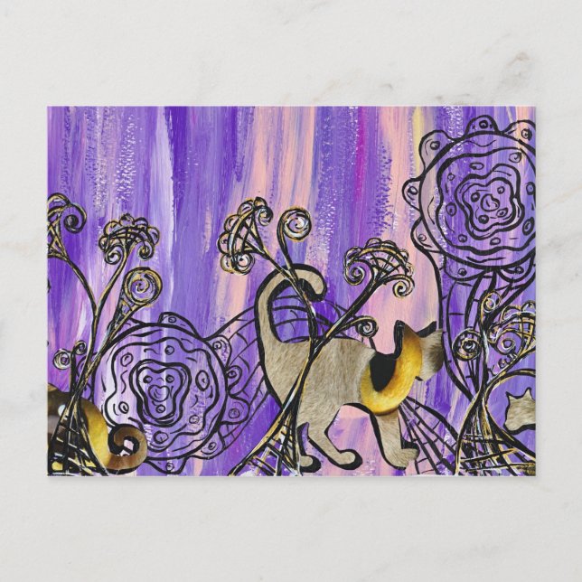 Katt Ögon vykort (Framsida)