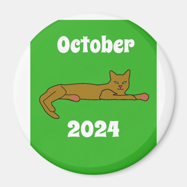 Katt, oktober 2024 magnet (Framsidan)