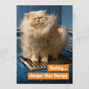 Katt över växt inbjudningar