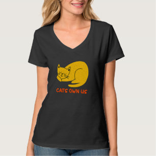 Katt Own US Cat Humor Kitten Cat Mamma Birthday T Shirt