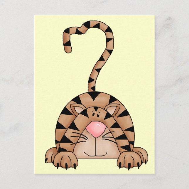 Katt på Be Vykort (Framsida)