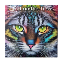 Katt på brickan Porträtt