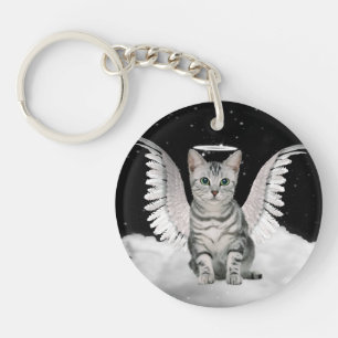 Katt på en Cloud Angel Silver Tabby