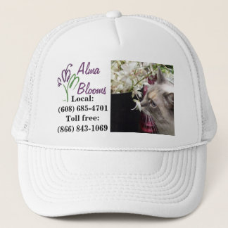 Katt på en hatt... truckerkeps