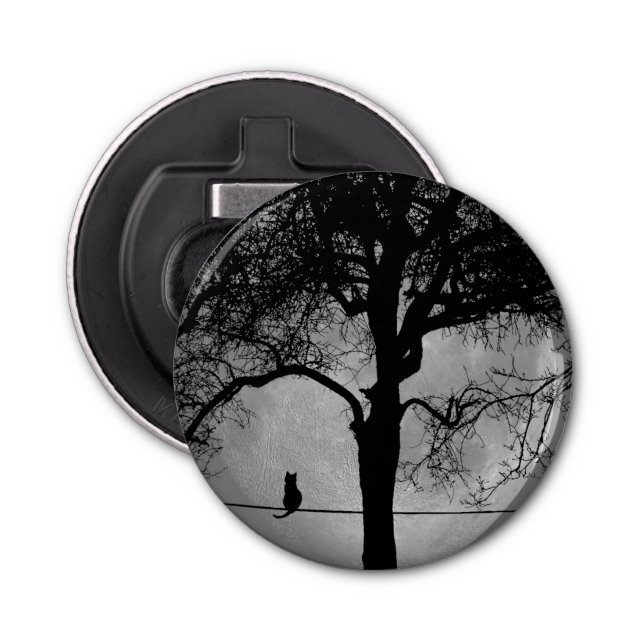 Katt på en hel tråg flasköppnare (Framsidan)