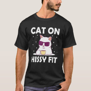 Katt på ilska Katt Humor Kattunge Par 1 T Shirt