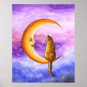 Katt på måne 673 poster