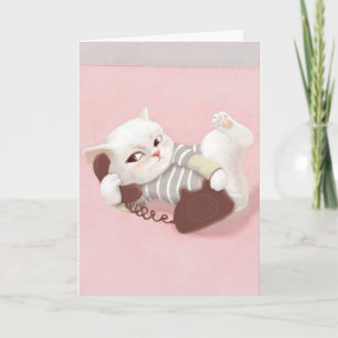 Katt på Mobila Kort