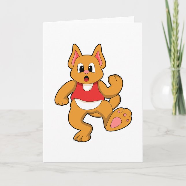 Katt på rymmen kort (Framsida)