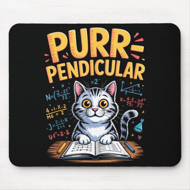 Katt-på-stående Matkatt Puns  Musmatta (Framsidan)