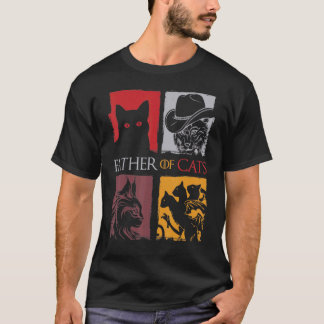 Katt, Pappa, Fabrikat Far, av katter T Shirt