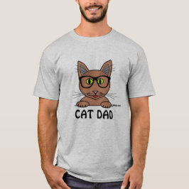 KATT PAPPA Glasögon Katt T Shirt