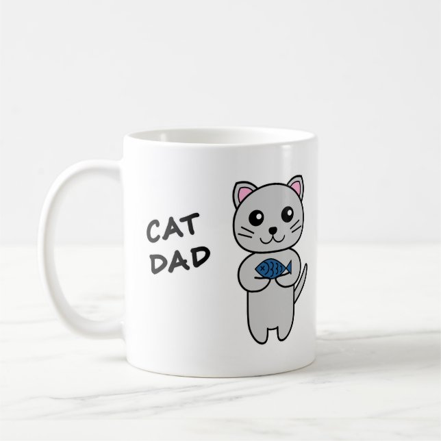 KATT PAPPA Kaffemugg (Vänster)