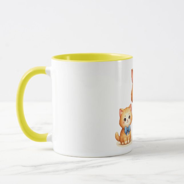 katt pappa kärlek mugg (Vänster)