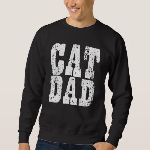 Katt Pappa Pappor av katter Lång Ärmad Tröja