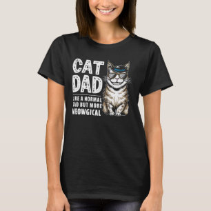 Katt Pappa som ett normalt Pappa men mer ekologisk T Shirt