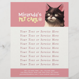 Katt, Papper klippt konst, Djuromsorgt livsmedelsb Reklamblad