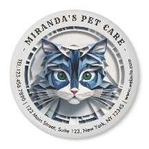 Katt Papper Origami Djuromsorg Grooming Animal Cli