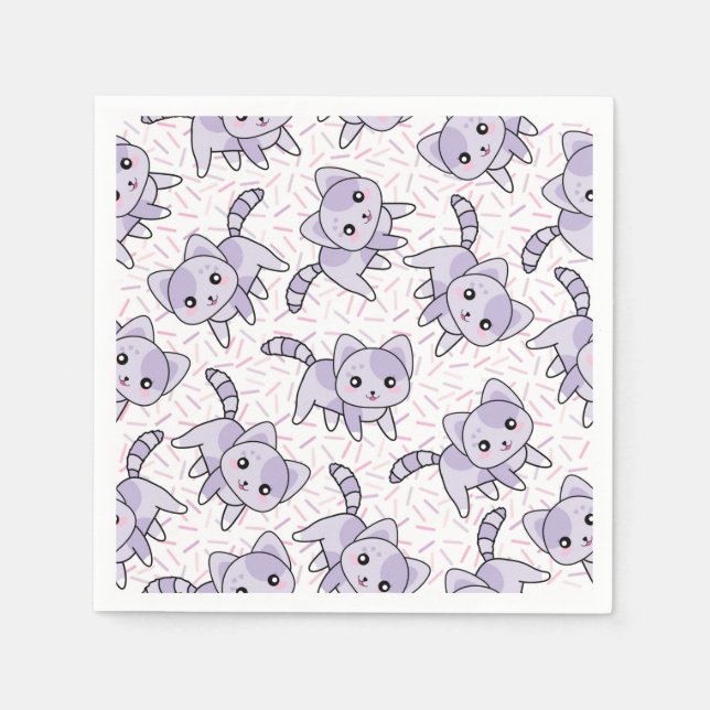 Katt Pappersservett (Framsidan)