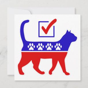 Katt Party Logotyp Kattdjur Politik Underbara Part Inbjudningar