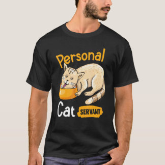 Katt Personlig Katt Tjänare Kitty Viskare Husdjur T Shirt