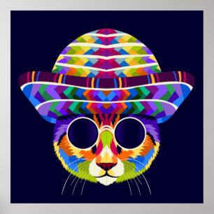 Katt pop poster