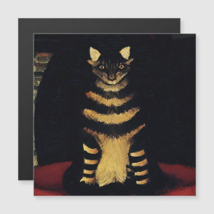 Katt - Porträtt av Pierre Loti av Henri Rousseau Magnetisk Inbjudningskort