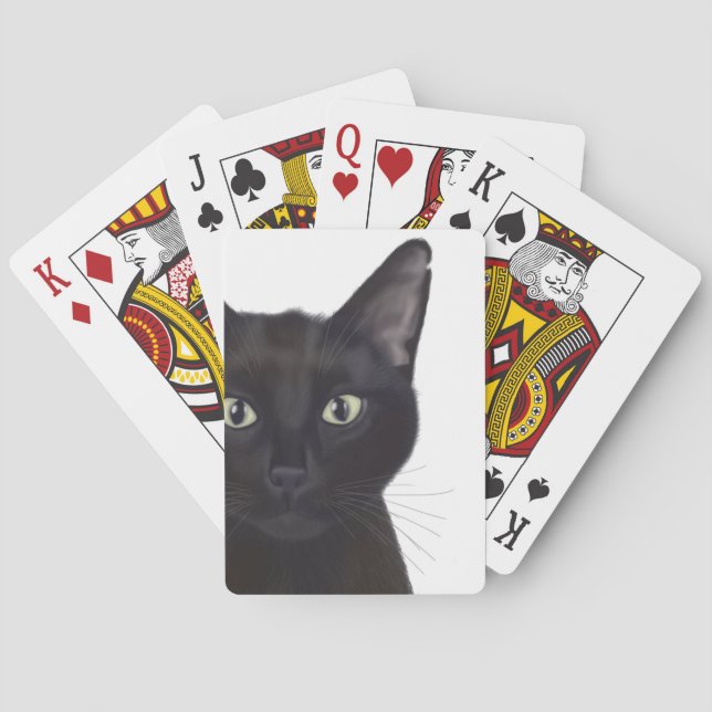 Katt, Porträtt i Gus Casinokort (Baksidan)