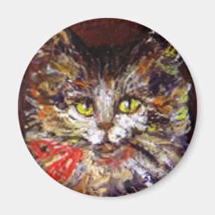 KATT PORTRÄTT MAGNET