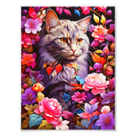 Katt Poster - Väggkonsdekor