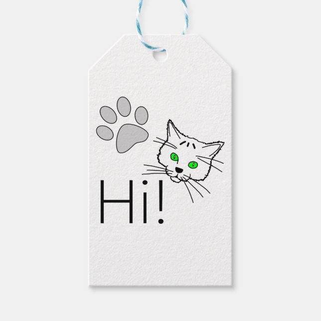 Katt! Presentetikett (Framsidan)