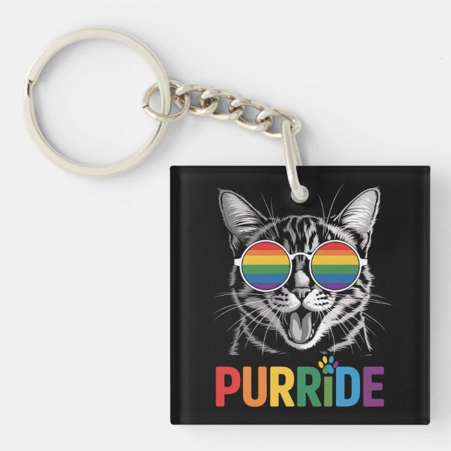 Katt Pride HBTQ Regenbåge Allierad Stolthet (Framsidan)