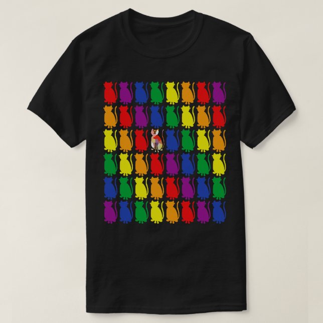Katt-Pride T Shirt (Design framsida)