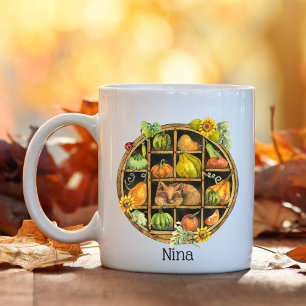 Katt & Pumpkin Kaffemugg