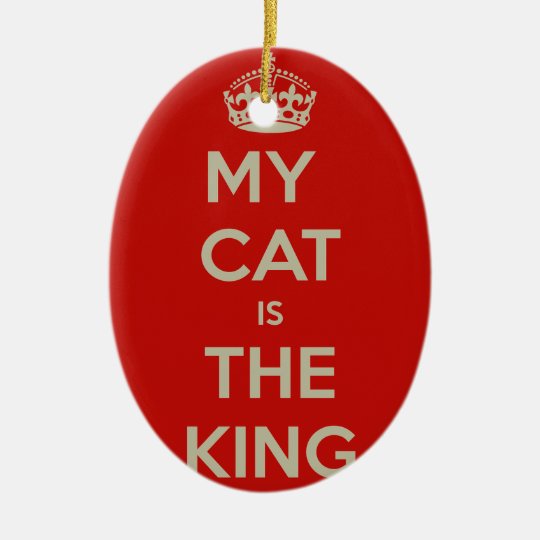Katt Qoute Julgransprydnad Keramik