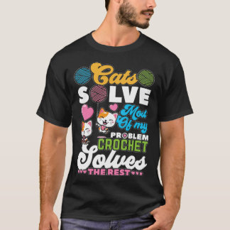 Katt Quiltning Och Katter Löser De Flesta Av Mina  T Shirt