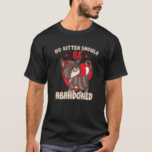 Katt Rädding DjurHöger Rädding Katt Antagande 1 T Shirt